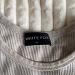 White Fox Boutique  Golden Girl Crop Tank Charcoal Photo 3