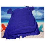 Swim 365 Button Front Cover Up Sz 18 20 Sapphire Blue Gauze Patio Dress… Photo 8