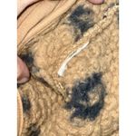 Abercrombie & Fitch Soft AF Tan Leopard Sherpa Fleece Zip Jacket Coat Womens M Photo 3