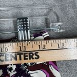 EXPRESS  Stylist Wide Leg Pants Womens 2L‎ Burgundy White Floral High Rise Boho Photo 13