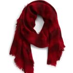 Tucker + Tate  Red Buffalo Plaid Soft Scarf  NWT 19”x76” 80% Acrylic 20% polyester Photo 0