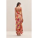 Cult Gaia NWT Whitney Gown Silk Floral Tiered Maxi Dress Size XS Photo 4