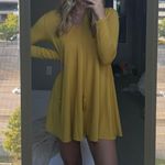 small long sleeve dress Yellow Photo 2
