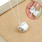 Sanrio Kawaii Hello Kitty Anime Crystal Photo Locket Pendant Necklaces Photo 3