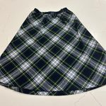 Ecco Bay Plaid Midi vtg 70s skirt green and navy blue size M Size M Photo 0