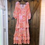 Monsoon NWOT  Laetita Ruffle Tiered Maxi Dress Photo 6