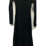 Velvet Torch  Womens Black Ribbed Open Back Midi Dress Photo 0