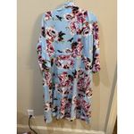 Gownies Annabelle Blue floral recovery robe hospital post op maternity gown Size undefined Photo 2