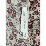 All in Favor All In Favor Floral V-Neck Ruffle Top Size Medium Photo 2