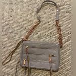 Rebecca Minkoff Lavender  Mini 5 Zip Crossbody Bag Rose Gold Photo 1