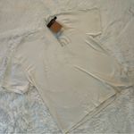 The North Face Women’s XL Sweatshirt Cream Logo Front & Back 100% Cotton Photo 0