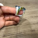 EUC Ring Set Large 3 Rings Colorful Large Stones Pink Photo 4