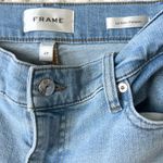 Frame  Le Slim Palazzo Mid Rise Wide Leg Jeans in Honeymoon Wash Size 27 Photo 5