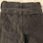 Madewell  Womens Mid-Rise Stovepipe 25T 25 Tall Straight Leg Black Charcoal Jeans Photo 6