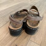 Clarks Bendables Lexi Willow Leather Wedge Sandals Brown Open Toe Women's 9 Photo 2