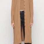 Madewell Earthy Brown Long Sleeve Duster Cardigan Button Down Solid Minimalist S Photo 10