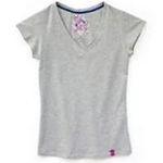 Vera Bradley Lyric Essential Tee V-Neck Grey Small Photo 5
