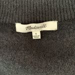 Madewell  Black V Neck Long Sleeve Pullover Sweater Small Photo 4