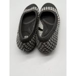 Croft & Barrow  Womens Black White Knit Ballet Flats Comfort Slip On Shoes 6.5 Photo 3