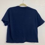 Thrasher Skating Classic Flames Navy Blue Graphic Crop Top Size Medium Photo 2