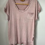 Aerie  Short Sleeve Oversized Pink Pocket Tee Women's Medium Photo 0