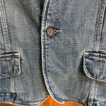 Tommy Hilfiger  womens vintage denim one button blazer jacket blue medium Photo 1