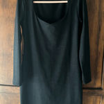 Stradivarius  Black Mini Dress with Long Sleeves XL Photo 0
