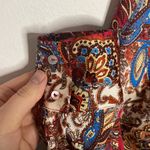 ZARA  paisley print satin shirt dress size XS Photo 7