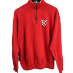 Theme Park Sweatshirt Red 1996 Walt Disney World Quarter-Zip Unisex XL Photo 0