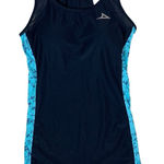 Pirma Navy Blue One Piece Swimsuit G Racerback‎ Athletic Swimwear Blue Small Photo 0