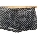 Michael Kors Blue/White Patterned Mini Shorts, Size 12 Photo 6