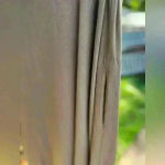 Eileen Fisher  Mini Long Sleeve Dress Petite Brown Neutral Buttery Soft Organic Photo 4