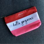 Kate Spade Clinique x  “hello, gorgeous” Travel, Makeup Bag, Red, Pink Photo 1