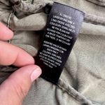 Max jeans  Womens Small Vest Top Sleeveless Olive Green Woven‎ Open Cinch Waist Photo 8