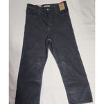 Levi's ribcage straight ankle size 31x 27 corduroy Gray Photo 1