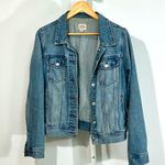 J.Crew Denim Jacket Women’s Medium Classic Blue Trucker Jean Jacket Photo 0