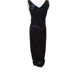 Garnet Hill Garnet‎ Hill Womens Black  All Over Sequin Maxi Dress Size XS Beach Wedding Photo 1