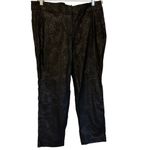 Lane Bryant  Black Coated Snake Print The Allie Ankle Pant NWT‎ 16P Photo 3