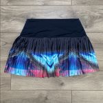 Lucky In Love Novelty Spotlight High Rise Pleated Tennis Skirt Skort Blue Pink M Size M Photo 3