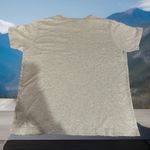 Ralph Lauren Y2K Lauren  Tee Womens Sz L Grey Distressed Made In Macao Casual LRL Photo 2