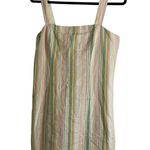 Forever 21  Striped Sleeveless Dress linen blend Size large Photo 0