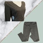 SheIn Heather Grey Active Sexy Set Size Small Photo 1