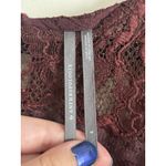 Anthropologie Small Lace Crochet Dreamy Top Burgundy Whimsigoth 2010s 2000s Photo 1