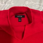 Apt. 9  Women's Vibrant Red Sweater Size S Photo 4