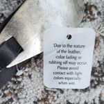 Free People  Oyster Bay Hip Belt Black Silver S/M Photo 5