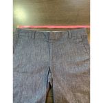 Banana Republic  Tailored Fit‎ Chambray Shorts Womens 4 Dark Wash 9.5" Preppy Photo 6