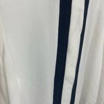 Tommy Hilfiger Striped Front Crew Neck Blouse Size M NWOT Hamptons Navy White Photo 10