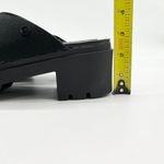SM New York Womens Sandals Size 9 Chunky Criss Cross Straps Retro Platform Black Photo 8