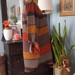 Ezra  Multicolored Bohemian Moroccan Print Tunic Top Photo 1