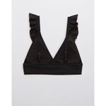 Aerie ✨ Ruffle Longline Triangle Bikini Sz Medium Top✨ Photo 5